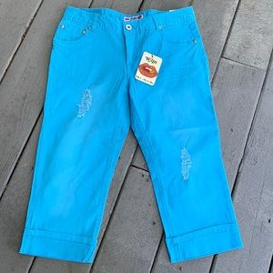 What About Me- WAM distressed women pants